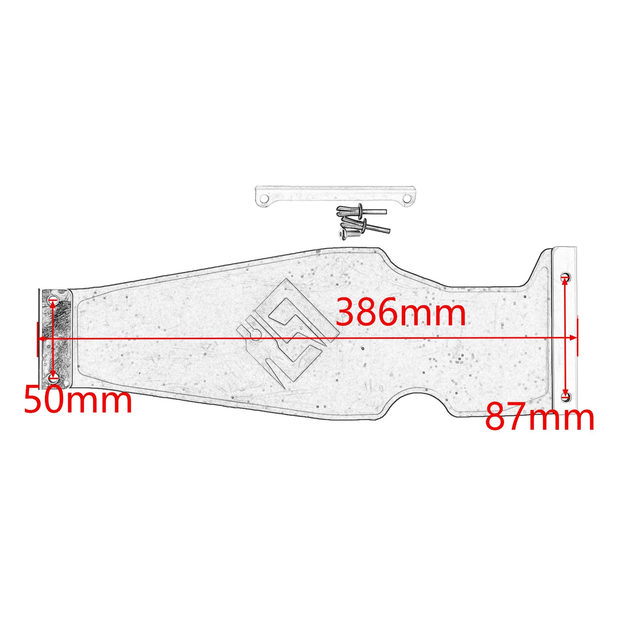 Sur-Ron Light Bee galinio amortizatoriaus apsauga - Bilde 3